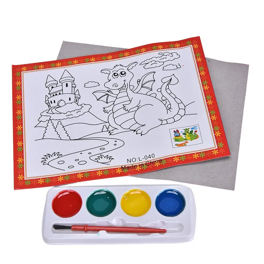1 Set DIY Watercolor Painting Set Kids Educational Toy Stimulate Children's Imagination Toy 4 Colors Children Drawing Toy
1 Set DIY Watercolor Painting Set Kids Educational Toy Stimulate Children's Imagination Toy 4 Colors Children Drawing Toy