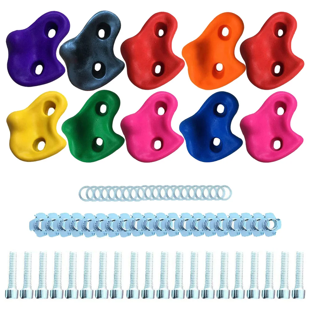 10 Pcs/Set Children Indoor Climbing Rock Playground Holds Wall Stone Kit Rock Stones Backyard Toys Kids Coordinate Fitness Toys
10 Pcs/Set Children Indoor Climbing Rock Playground Holds Wall Stone Kit Rock Stones Backyard Toys Kids Coordinate Fitness Toys