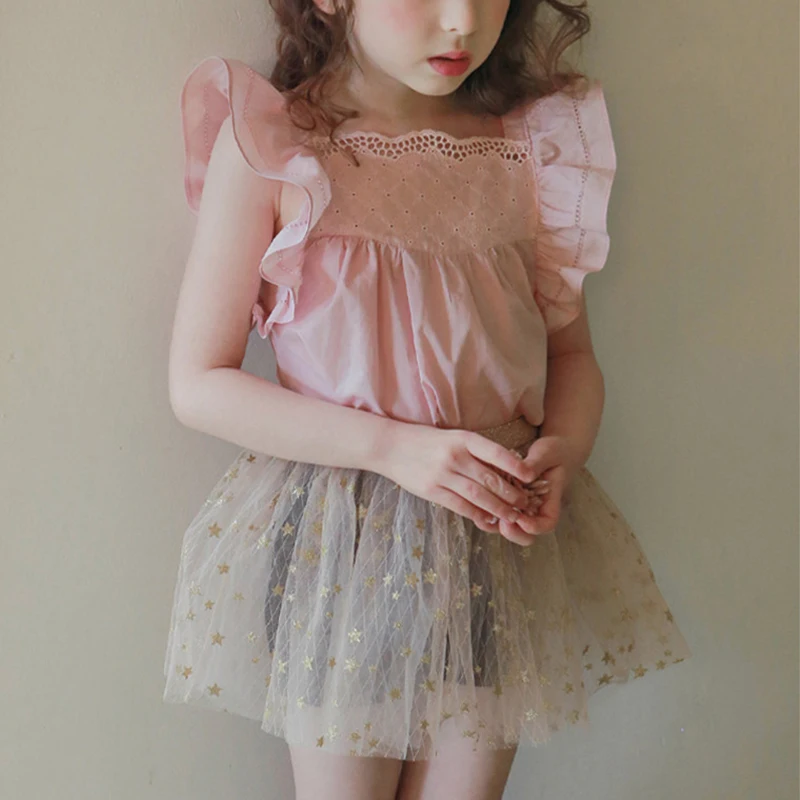 Square Collar Baby Girls Flying Sleeve Pure Color Blouses European Breathable Cotton Style Princess Shirts 2021 Summer Clothes
Square Collar Baby Girls Flying Sleeve Pure Color Blouses European Breathable Cotton Style Princess Shirts 2021 Summer Clothes