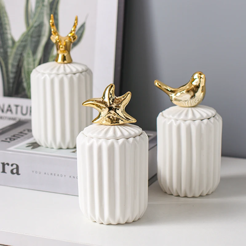 WHYOU Cermic Animal Jewelry Candy Cotton Swab Box Tank Storage Bottles Jars Home Furnishing Ornaments Wedding Collect Gift
WHYOU Cermic Animal Jewelry Candy Cotton Swab Box Tank Storage Bottles Jars Home Furnishing Ornaments Wedding Collect Gift