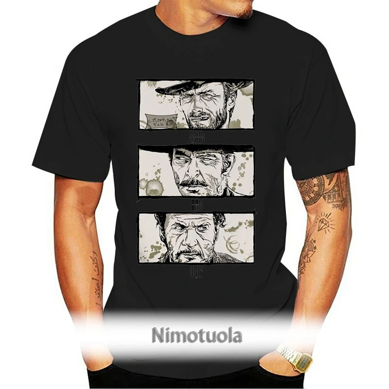 The Good The Bad And The Ugly T-Shirt Clint Eastwood T Shirt Short Sleeve Men's T-shirt Cotton
The Good The Bad And The Ugly T-Shirt Clint Eastwood T Shirt Short Sleeve Men's T-shirt Cotton