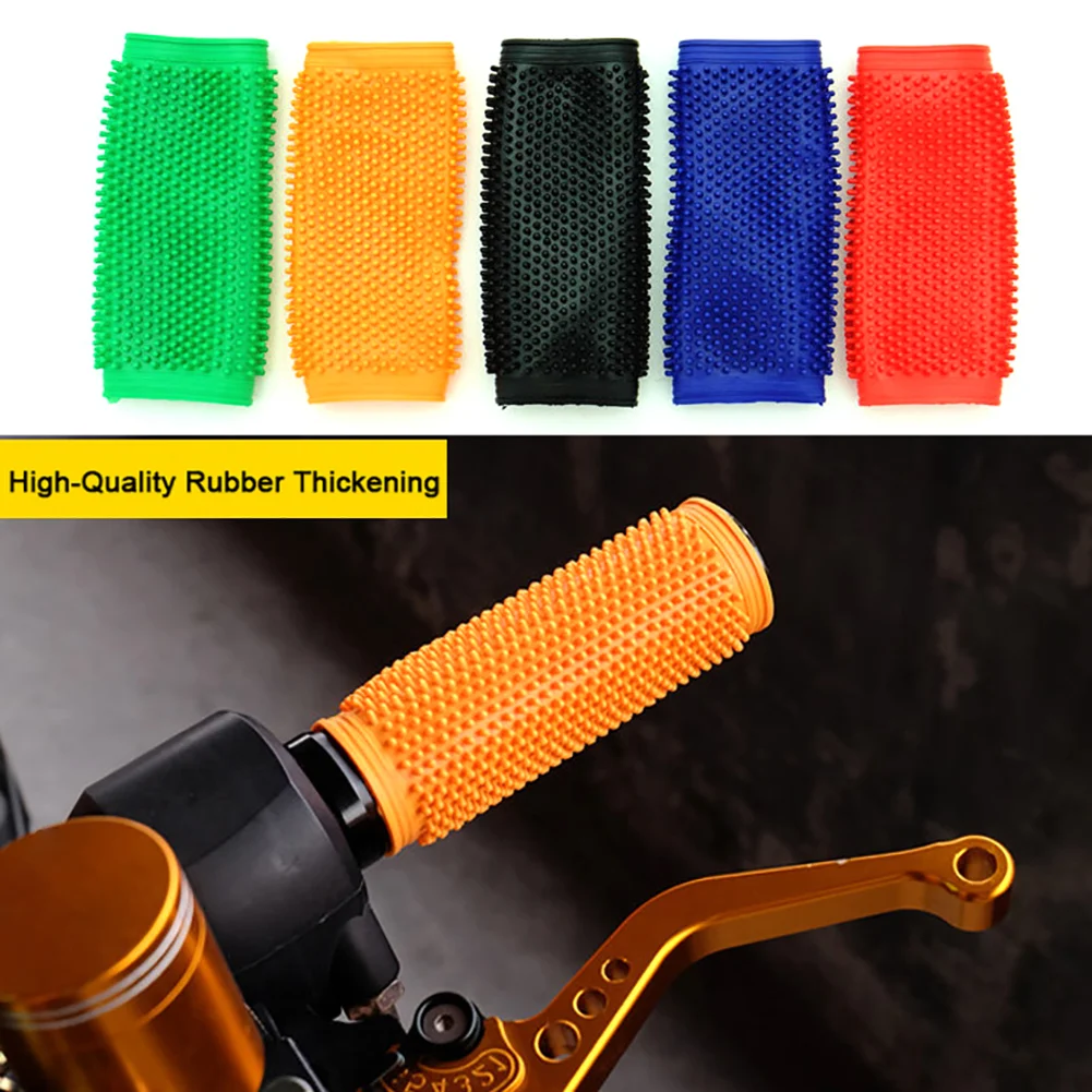 2Pcs Universal Motorcycle Rubber Handlebar Grip Non-slip Soft Cover Sleeve for 30mm Motorbike Hand Grips
2Pcs Universal Motorcycle Rubber Handlebar Grip Non-slip Soft Cover Sleeve for 30mm Motorbike Hand Grips