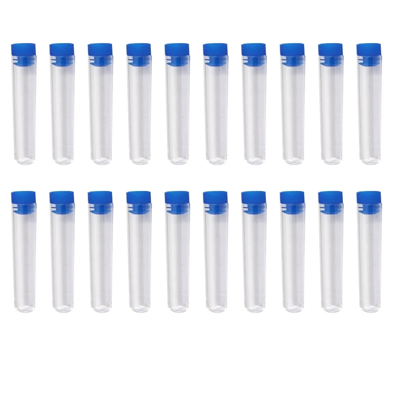 20 Pieces Hard Plastic Transparent Test Tube Laboratory Supplies for Scientific Experiments Fine Workmanship Disposable
20 Pieces Hard Plastic Transparent Test Tube Laboratory Supplies for Scientific Experiments Fine Workmanship Disposable