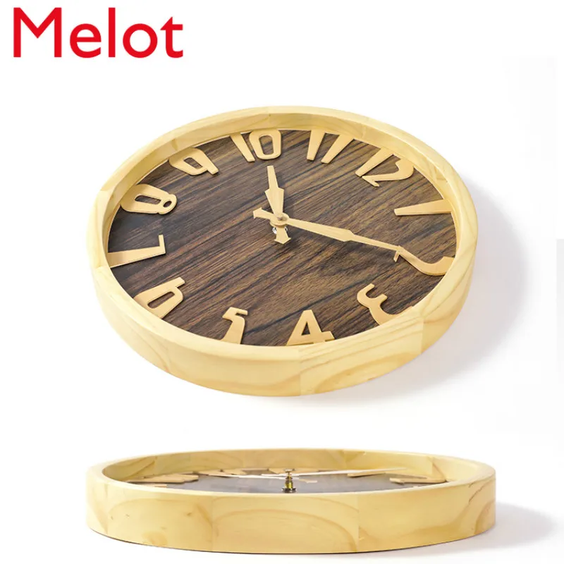 Simple Wood Wall Clock Creative Trendy Personalized Clock Home Living Room Modern Pocket Watch Avant-garde Art High Quality
Simple Wood Wall Clock Creative Trendy Personalized Clock Home Living Room Modern Pocket Watch Avant-garde Art High Quality