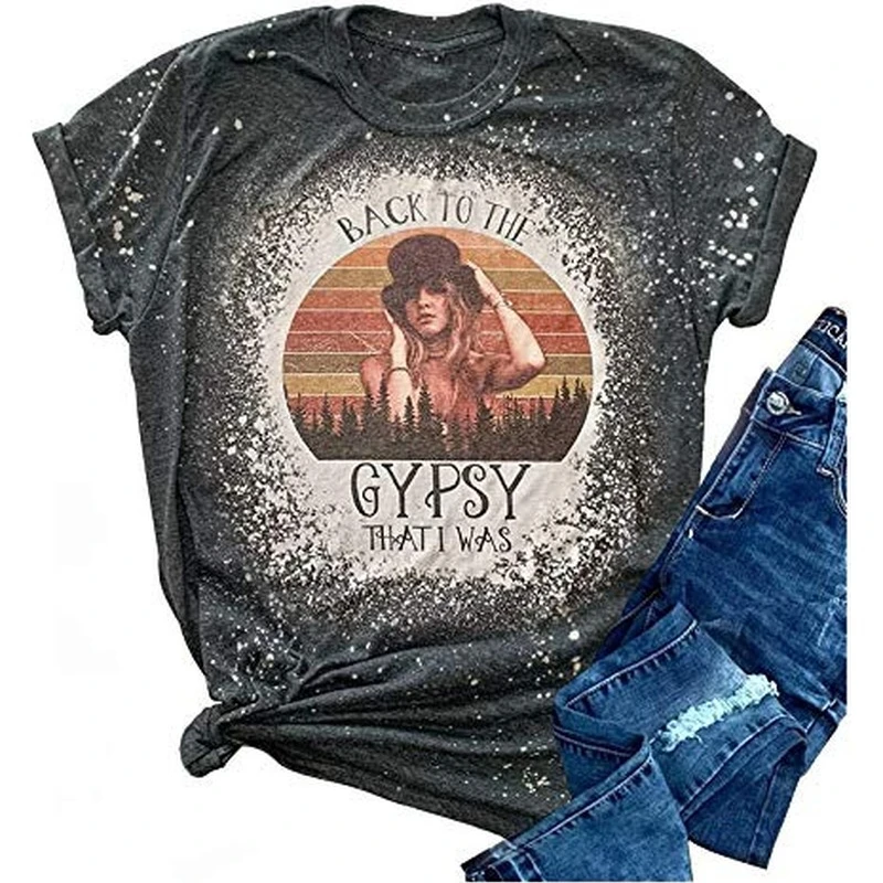 Women Back to The Gypsy That I was Funny Shirt Stevie Nicks Graphic Music T Shirts Rock Band Tees
Women Back to The Gypsy That I was Funny Shirt Stevie Nicks Graphic Music T Shirts Rock Band Tees