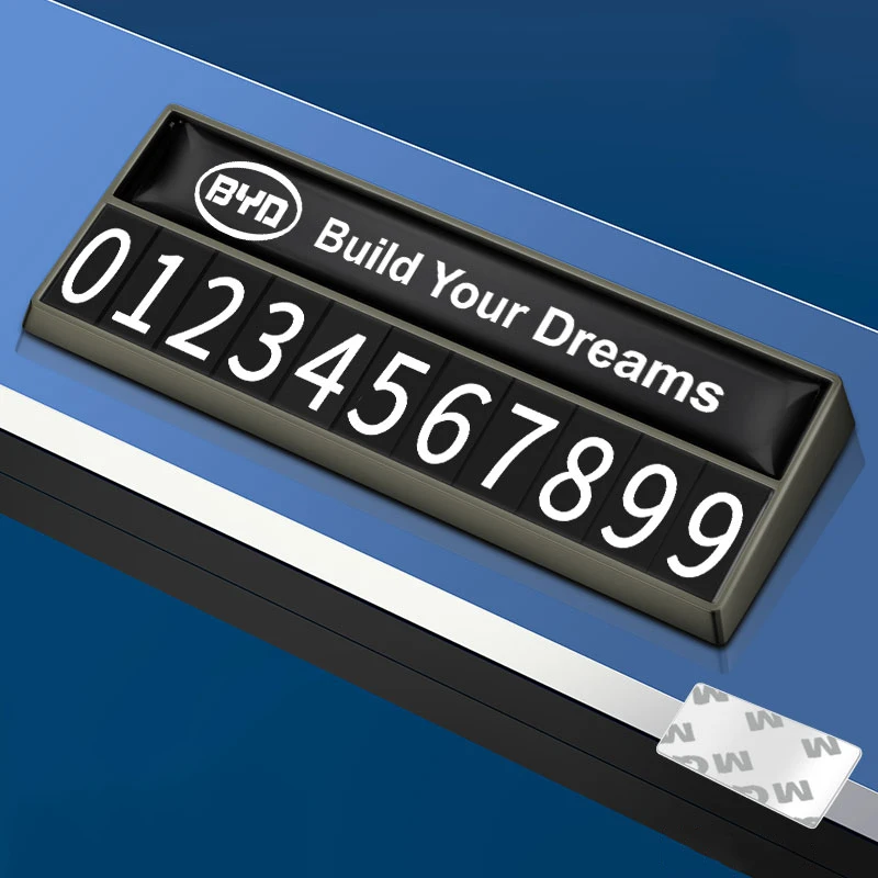 Car Phone Number Card Switch Temporary Stop Sign In Car Parking License Plate For BYD I3 S7 G3 F3 S6 F0 E5 B Auto Accessories
Car Phone Number Card Switch Temporary Stop Sign In Car Parking License Plate For BYD I3 S7 G3 F3 S6 F0 E5 B Auto Accessories