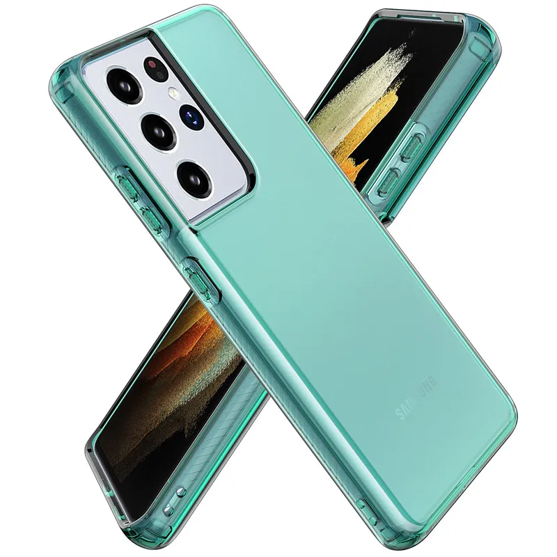 Samsung note20 Ultra s21 Plus s21Ultra Candy Color Tpu Soft Silicon Phone Cases Shockproof Bumper Crystal Transparent Back Cover
Samsung note20 Ultra s21 Plus s21Ultra Candy Color Tpu Soft Silicon Phone Cases Shockproof Bumper Crystal Transparent Back Cover