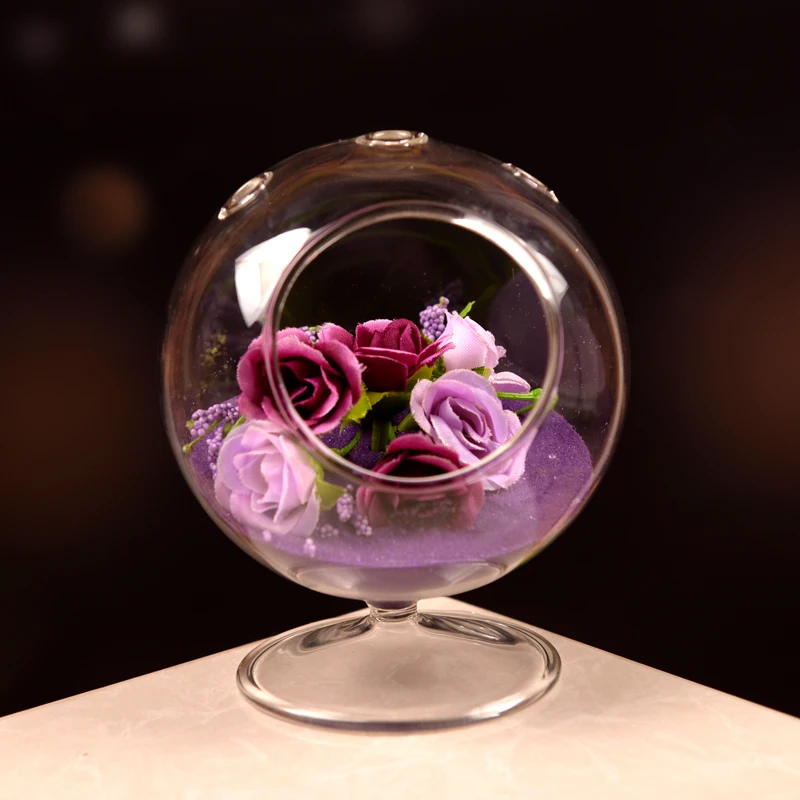 

Стеклянная ваза для террариума, 2 модели 10*11,5 см, Цветочная мини-бутылка для растений, Гидропонные растения, свадебное украшение