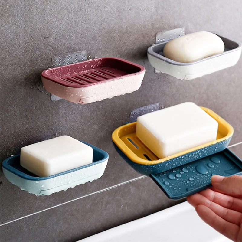 High Quality Soap Holder Drainage Storage Finishing Racks Wall-Mounted Strong Seamless Stickers Hole-Free Soap Box Tray
High Quality Soap Holder Drainage Storage Finishing Racks Wall-Mounted Strong Seamless Stickers Hole-Free Soap Box Tray