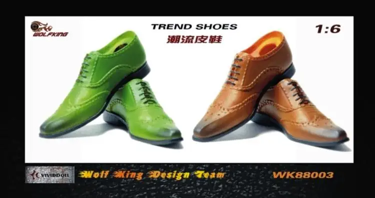 In Stock WK88003 4 pairs shoes / set 1/6 Scale brown blue Plastic Leather Shoes With foot shape Inside joint male figure body
In Stock WK88003 4 pairs shoes / set 1/6 Scale brown blue Plastic Leather Shoes With foot shape Inside joint male figure body