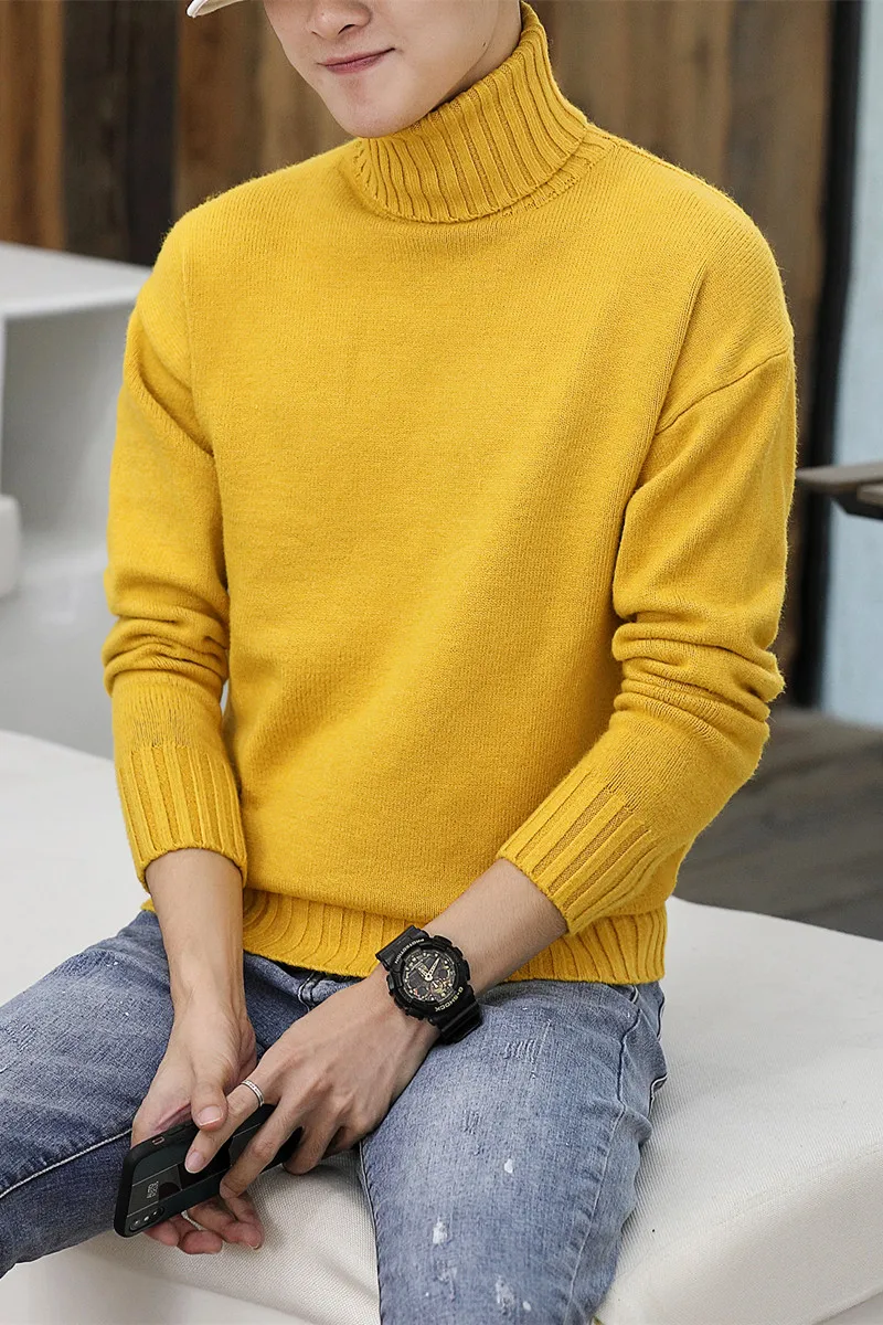 Fa5501A 2019 new autumn winter men fashion casual warm nice Sweater warm men turtleneck sweater korean clothes
Fa5501A 2019 new autumn winter men fashion casual warm nice Sweater warm men turtleneck sweater korean clothes