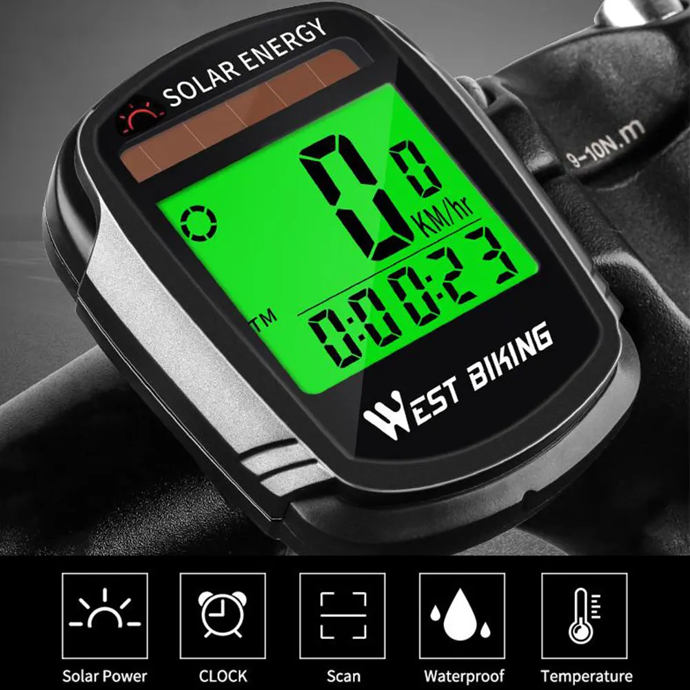 Waterproof Bicycle Computer Wireless And Wired MTB Bike Cycling Odometer Stopwatch Speedometer Watch Solar LCD Digital Rate
Waterproof Bicycle Computer Wireless And Wired MTB Bike Cycling Odometer Stopwatch Speedometer Watch Solar LCD Digital Rate