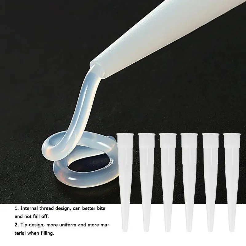6pcs 105mm 15mm Inner Caulking Gun Nozzle Plastic Glass Glue Nozzle Tip Structural Glue Mouthes
6pcs 105mm 15mm Inner Caulking Gun Nozzle Plastic Glass Glue Nozzle Tip Structural Glue Mouthes