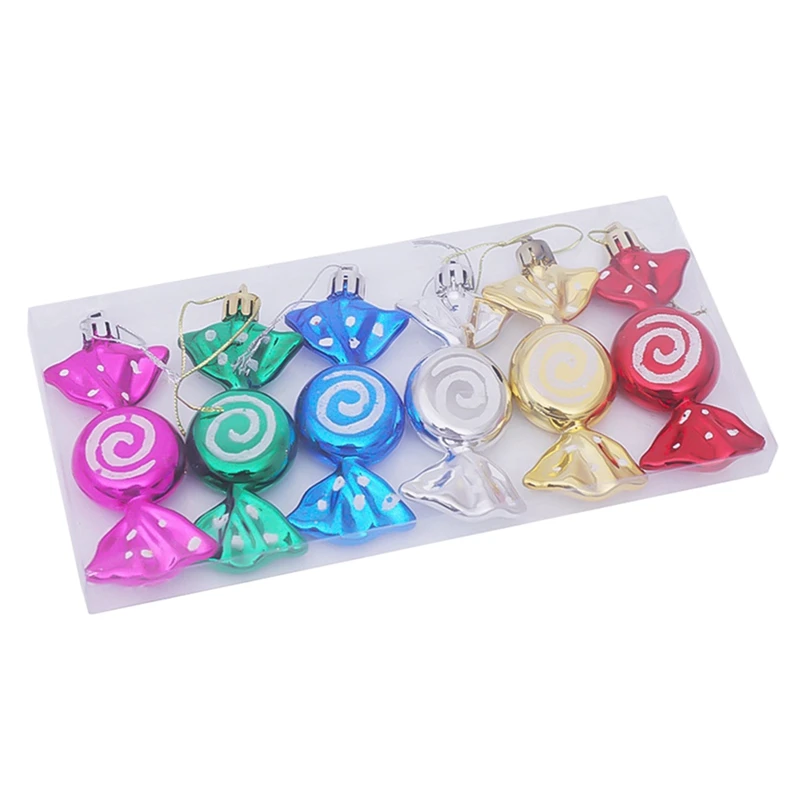 Candy Shape Christmas Ornament Colorful Mini Gift Box Christmas Tree Pendant New Year Ornaments Decorations
Candy Shape Christmas Ornament Colorful Mini Gift Box Christmas Tree Pendant New Year Ornaments Decorations
