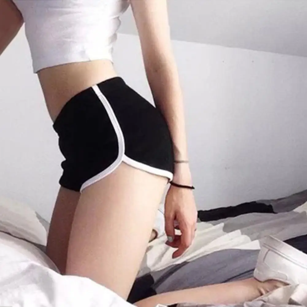 Шорты женские повседневные с эластичным поясом, приталенные спортивные, пляжные пикантные Короткие штаны в стиле Харадзюку, спортивная оде... 
Шорты женские повседневные с эластичным поясом, приталенные спортивные, пляжные пикантные Короткие штаны в стиле Харадзюку, спортивная оде...