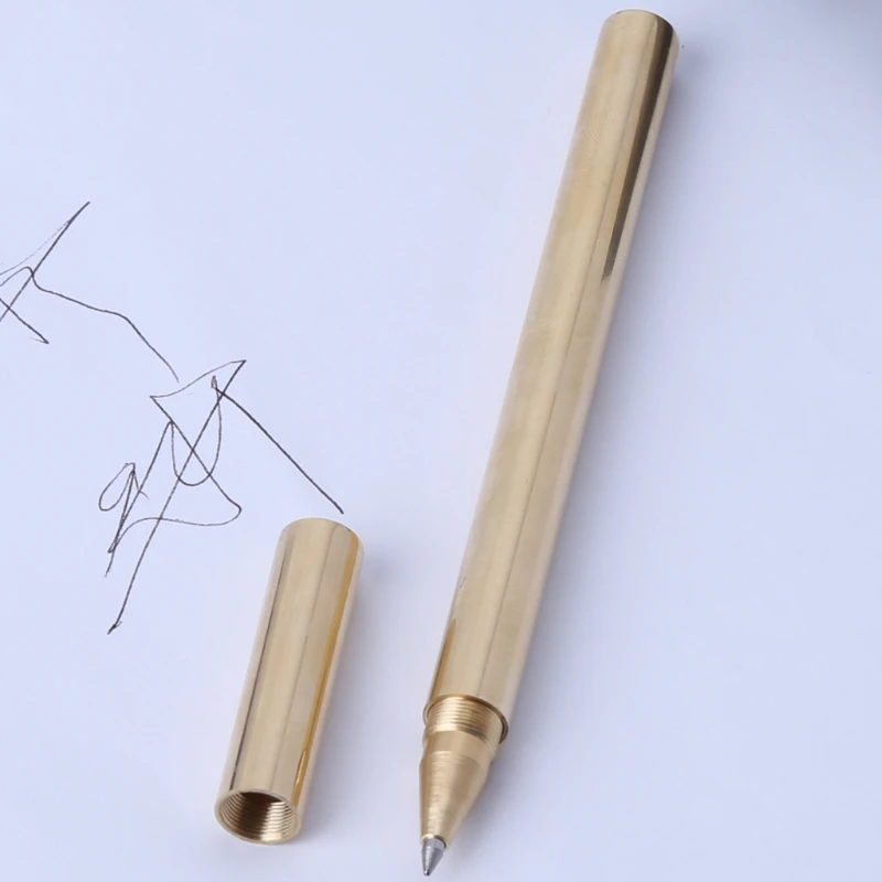 High Quality Gold Minimalism Superfine Ballpoint Pen Pure brass stationery
High Quality Gold Minimalism Superfine Ballpoint Pen Pure brass stationery