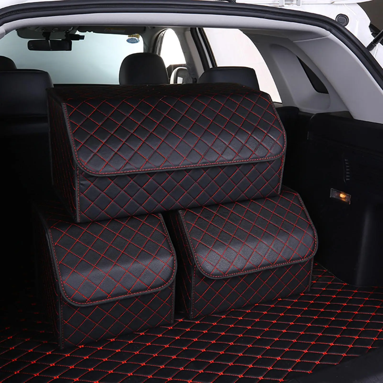 Ящик для хранения в багажнике автомобиля, многофункциональный складной органайзер, внутренний контейнер автомобиля 
Ящик для хранения в багажнике автомобиля, многофункциональный складной органайзер, внутренний контейнер автомобиля