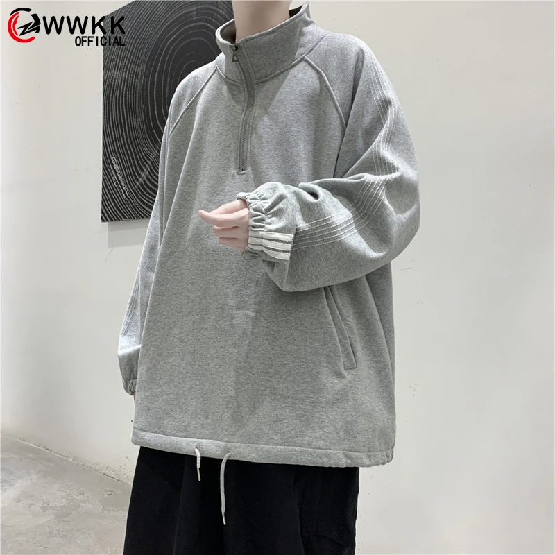 WWKK Fashion Brand Men's Hoodies 2021 Spring Autumn Male Casual Hoodies Sweatshirts Men's Solid Color Leisure Sweatshirt Tops
WWKK Fashion Brand Men's Hoodies 2021 Spring Autumn Male Casual Hoodies Sweatshirts Men's Solid Color Leisure Sweatshirt Tops