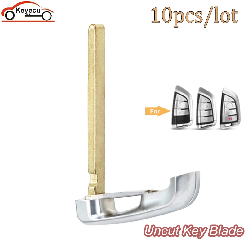 KEYECU 10Pcs/lot Replacement Remote Smart Insert Emergency Spare Key Blade For BMW X5 X6 F Series 2014 Car Key Fob Blank Uncut
KEYECU 10Pcs/lot Replacement Remote Smart Insert Emergency Spare Key Blade For BMW X5 X6 F Series 2014 Car Key Fob Blank Uncut