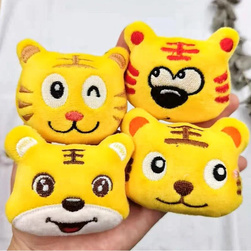 10pcs/lot Cartoon Plush Tiger Patches DIY Cotton-filled Yellow Tiger Appliques Accessories Year Of The Tiger Decorations
10pcs/lot Cartoon Plush Tiger Patches DIY Cotton-filled Yellow Tiger Appliques Accessories Year Of The Tiger Decorations