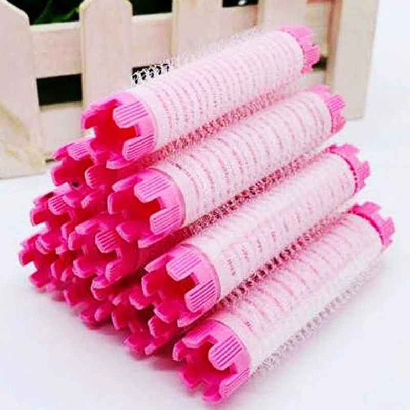 

10pcs Fluffy Hair Root Rollers Pack The 3rd Generation Morgan Perm Rods Set Air Fringe Bang Hair Curlers 1.5/1.8/1.9cm