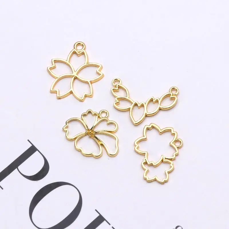 M89E 4Pcs Cherry Flowers Blank Frame Pendant Open Bezel Setting UV Resin Jewelry
M89E 4Pcs Cherry Flowers Blank Frame Pendant Open Bezel Setting UV Resin Jewelry