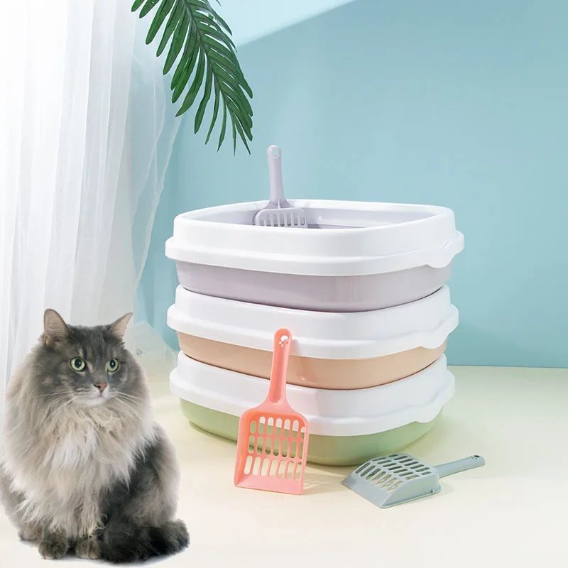 Pet Toilet Bedpan Anti Splash Cats Litter Box Cat Dog Tray With Scoop Kitten Dog Clean Toilet Home Plastic Sand Box Supplies
Pet Toilet Bedpan Anti Splash Cats Litter Box Cat Dog Tray With Scoop Kitten Dog Clean Toilet Home Plastic Sand Box Supplies