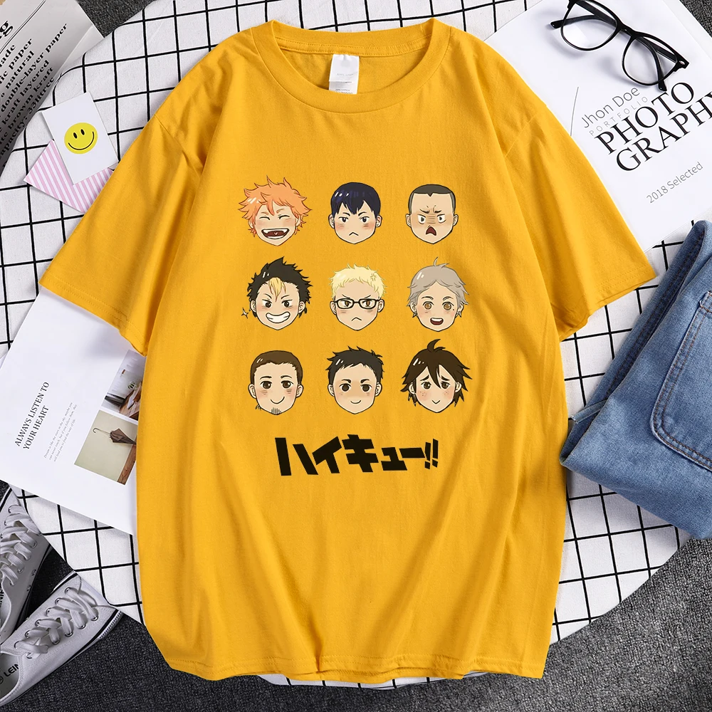 Haikyuu мультяшная Милая женская футболка в японском стиле для клуба Kuroo Bokuto Oya манга