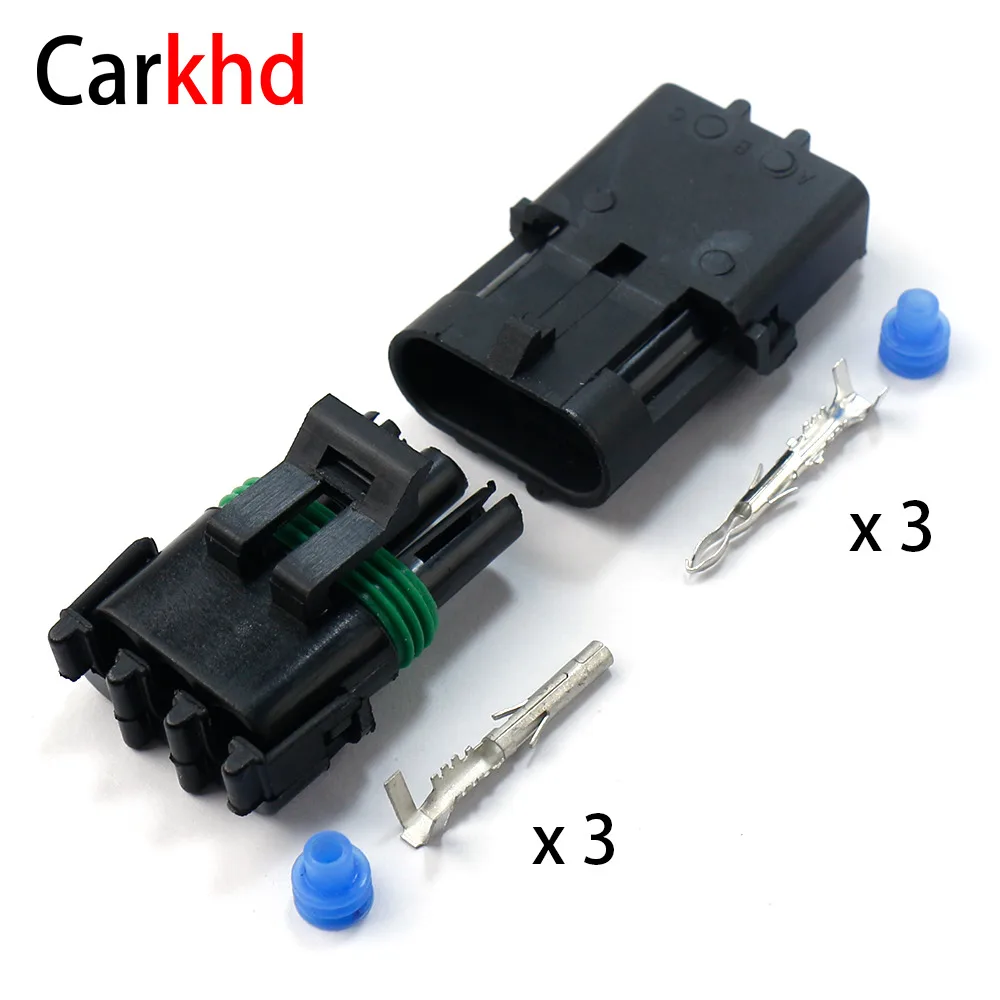 1 Set Kit Weather Pack 3 Pin Way Male Female Waterproof Injector Automotive Connector 3P Plug For Car
1 Set Kit Weather Pack 3 Pin Way Male Female Waterproof Injector Automotive Connector 3P Plug For Car