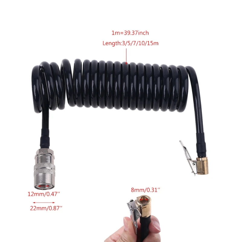 PU Heavy-duty Recoil Garden Hose with Quick Air Chuck & US Standard Connect Female 10/16/23/49 Feet (3/5/7/10/15m)
PU Heavy-duty Recoil Garden Hose with Quick Air Chuck & US Standard Connect Female 10/16/23/49 Feet (3/5/7/10/15m)