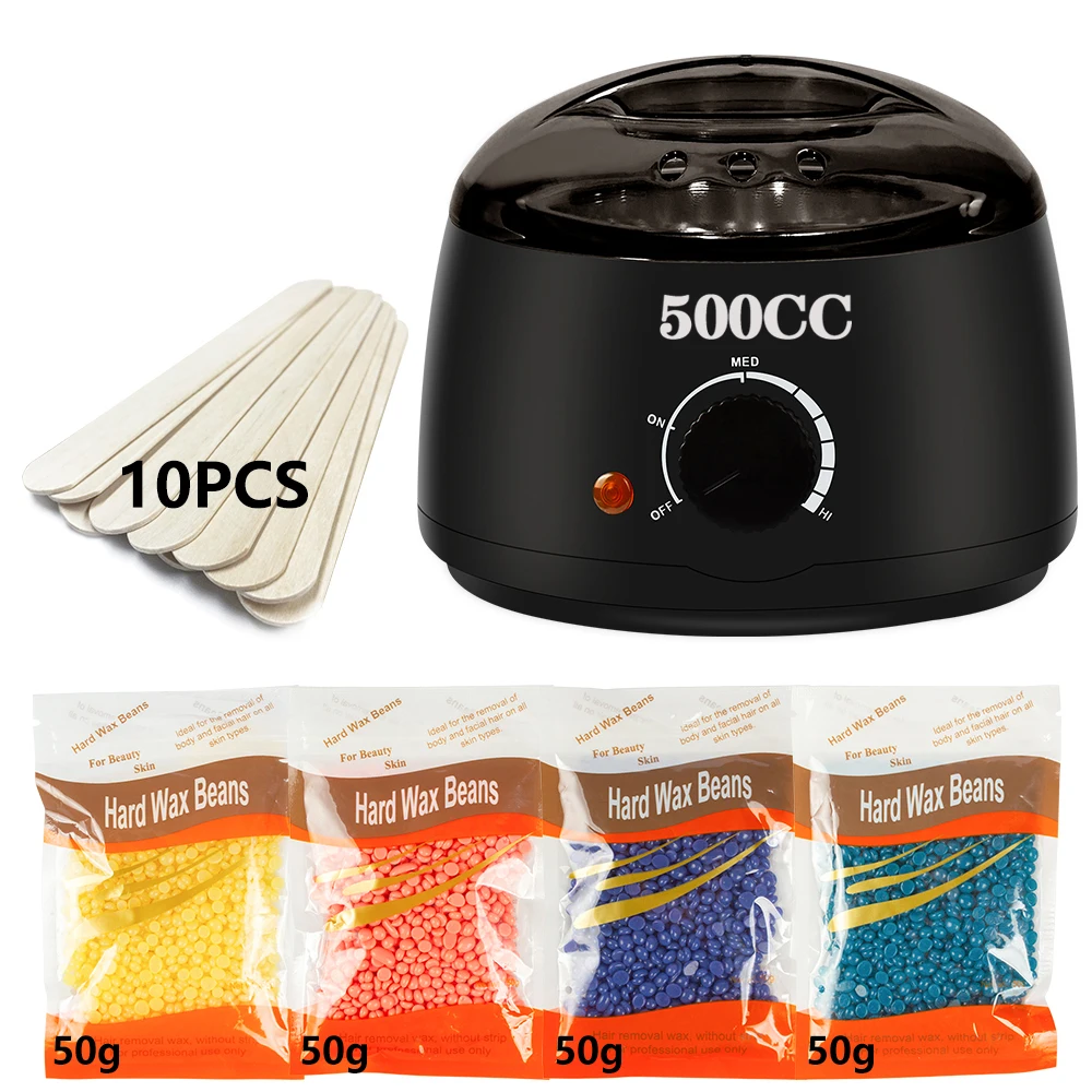 Hair Removal Wax-melt Machine Wax Beans Heater 500ml 10 Wood Stickers Paraffin Machine Depilatory Waxing Kit Calentador De Cera
Hair Removal Wax-melt Machine Wax Beans Heater 500ml 10 Wood Stickers Paraffin Machine Depilatory Waxing Kit Calentador De Cera