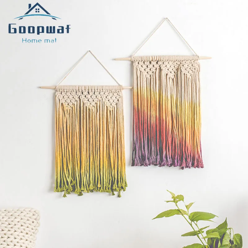 NEW Macrame Wall Hanging Tapestry Cotton Rope Tassel Hand Woven Bohemian Tapestry Geometric Art Beautiful Living Room Home Decor
NEW Macrame Wall Hanging Tapestry Cotton Rope Tassel Hand Woven Bohemian Tapestry Geometric Art Beautiful Living Room Home Decor