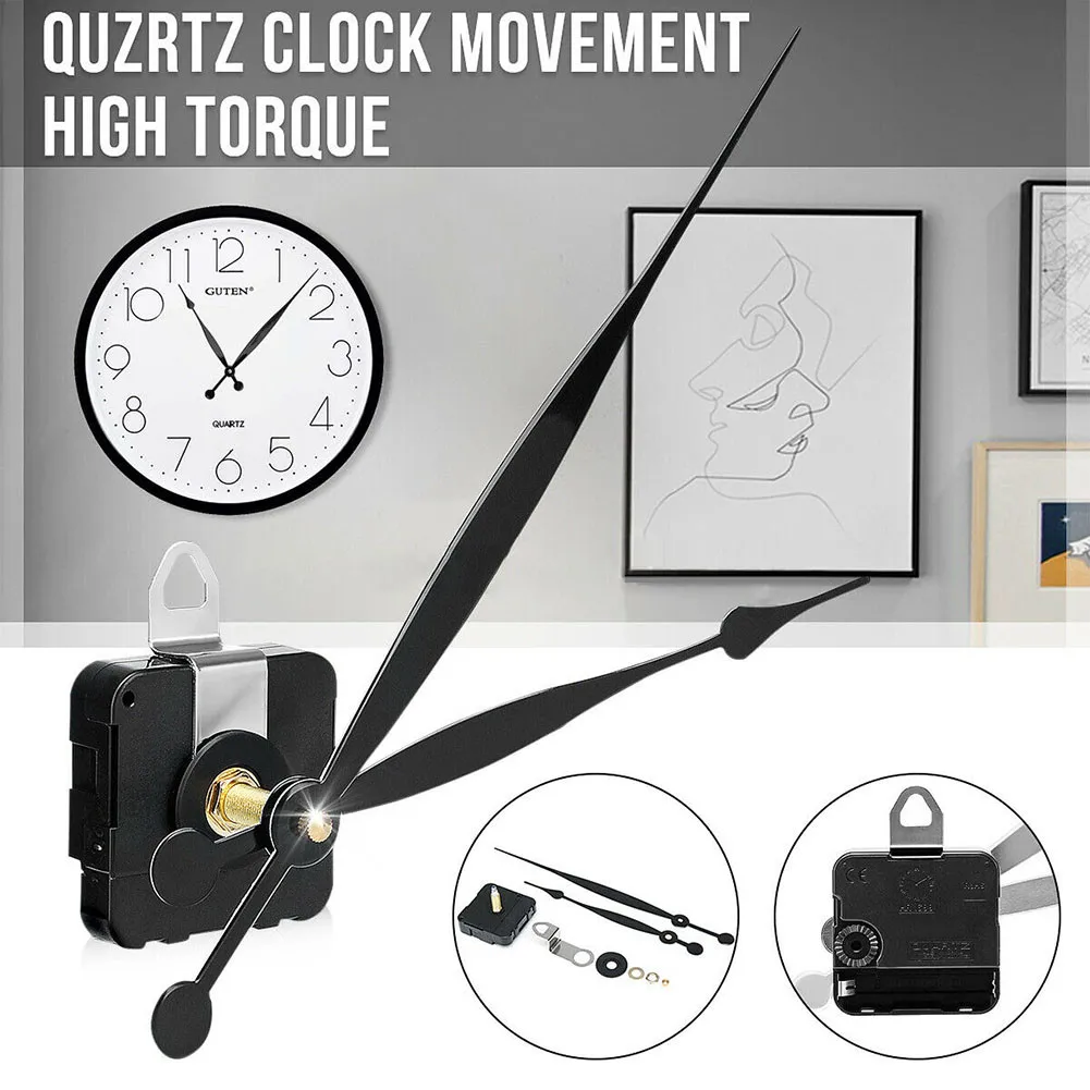 1.5 V Quartz Clock Mechanism Kit Black PVC DIY High Torque Quartz Controlled Clock Movement Motor Mechanism Long Hands
1.5 V Quartz Clock Mechanism Kit Black PVC DIY High Torque Quartz Controlled Clock Movement Motor Mechanism Long Hands