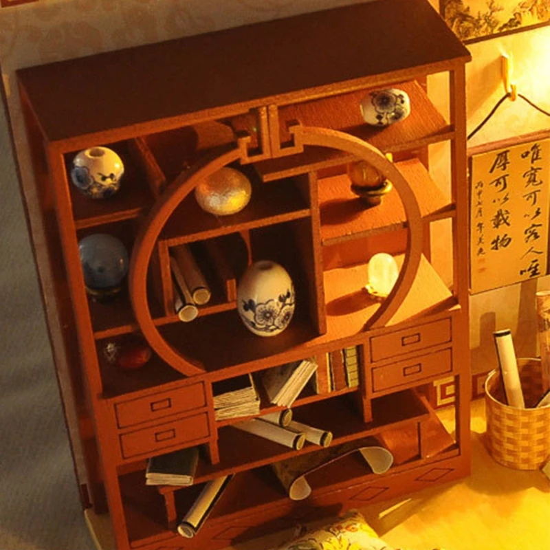 Dollhouse Miniature with Furniture, DIY Wooden Dollhouse Kit Plus Dust Proof Q6PD
Dollhouse Miniature with Furniture, DIY Wooden Dollhouse Kit Plus Dust Proof Q6PD