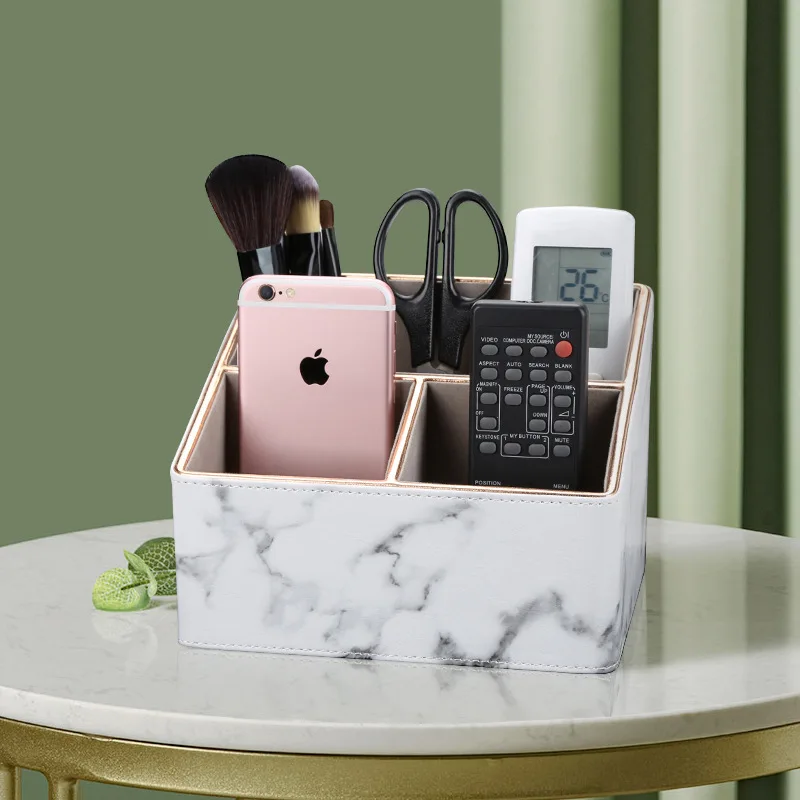 Multi-function Marble Leather Desk Stationery Organizer Pencil Holder Mobile Phone Remote Control Storage Box Office Supplies
Multi-function Marble Leather Desk Stationery Organizer Pencil Holder Mobile Phone Remote Control Storage Box Office Supplies