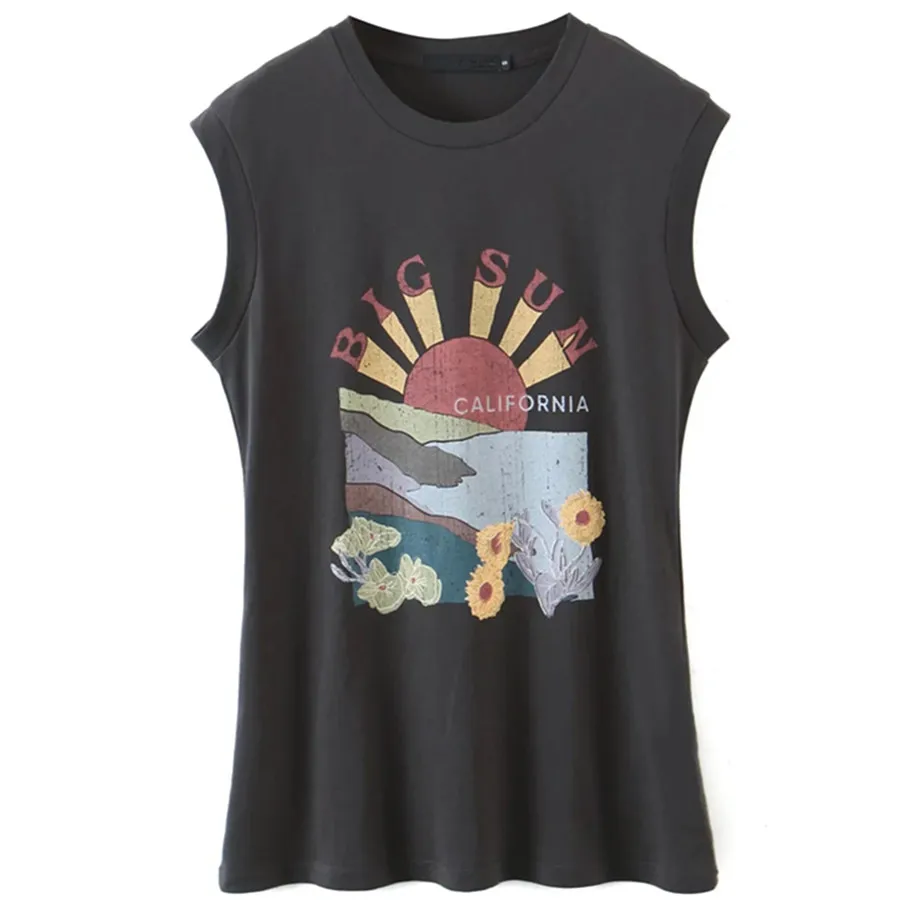 Jenny&Dave Summer T Shirt Women Camisetas Verano Mujer Tank Tops Harajuku Tshirt High Street Retro Printing Cotton Sleeveess
Jenny&Dave Summer T Shirt Women Camisetas Verano Mujer Tank Tops Harajuku Tshirt High Street Retro Printing Cotton Sleeveess