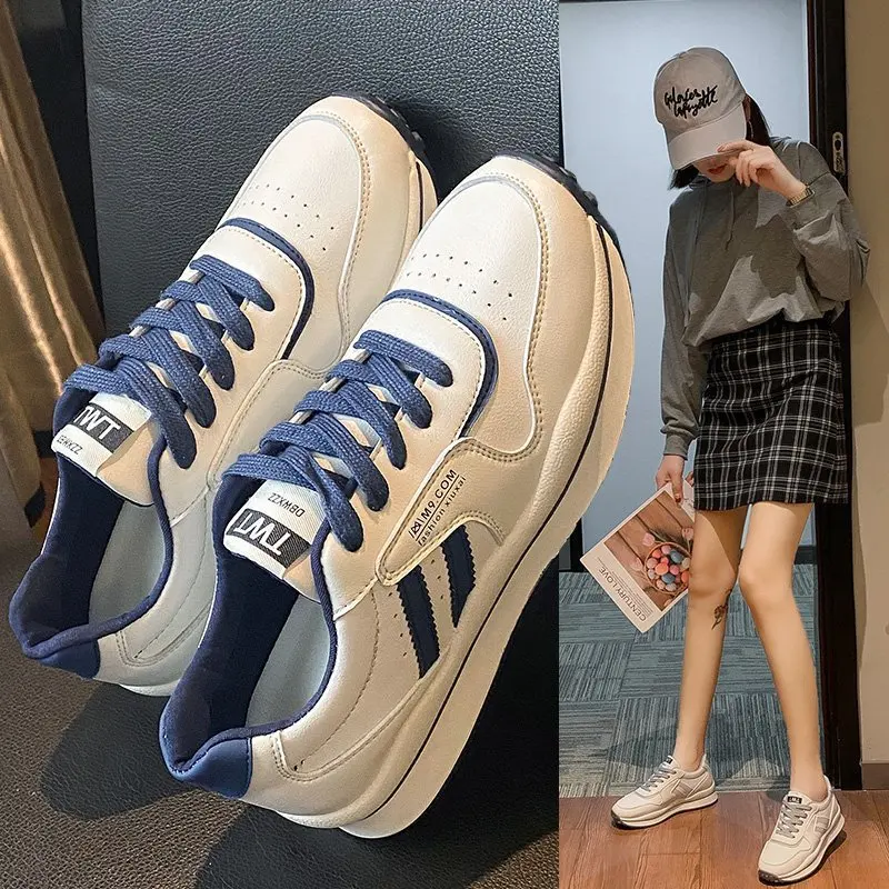 2021 New Sneakers Women Fashion Lace-up Mixed Color Platform Sneakers Non-slip Breathable Damping Running Shoes
2021 New Sneakers Women Fashion Lace-up Mixed Color Platform Sneakers Non-slip Breathable Damping Running Shoes