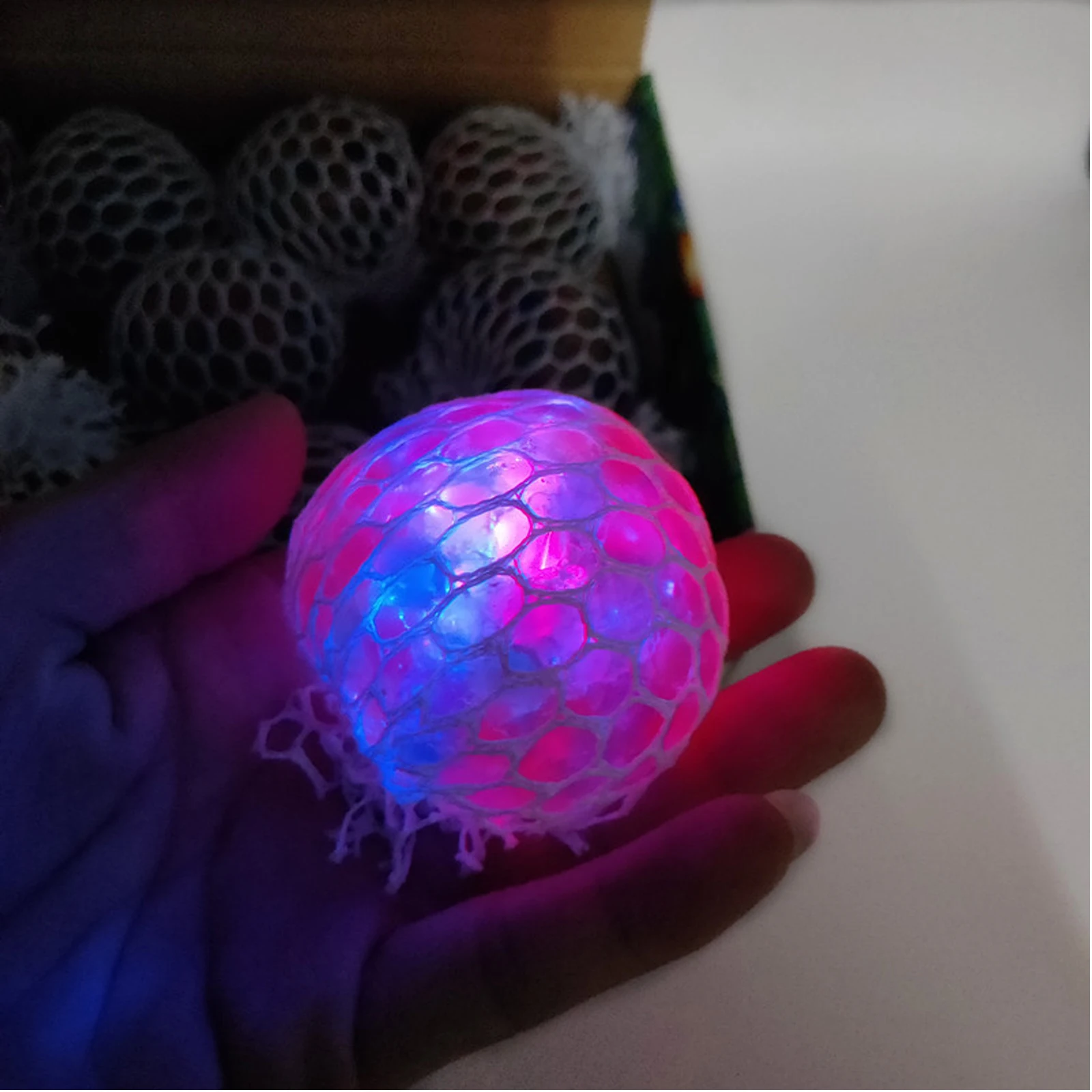 Decompression Color Bead Ball Luminous Grape Ball Weird Squeeze Toys Adults Children Gifts 
Decompression Color Bead Ball Luminous Grape Ball Weird Squeeze Toys Adults Children Gifts