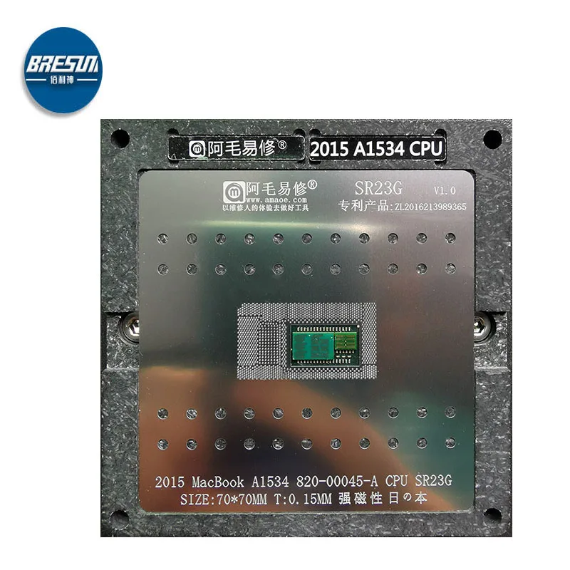 Станция для посадки олова для ноутбука AMAOE MAC CPU/MacBook/A1534/SR23G/экран из олова, стальная сетка, инструмент для обслуживания стола для посадки олов...
Станция для посадки олова для ноутбука AMAOE MAC CPU/MacBook/A1534/SR23G/экран из олова, стальная сетка, инструмент для обслуживания стола для посадки олов...