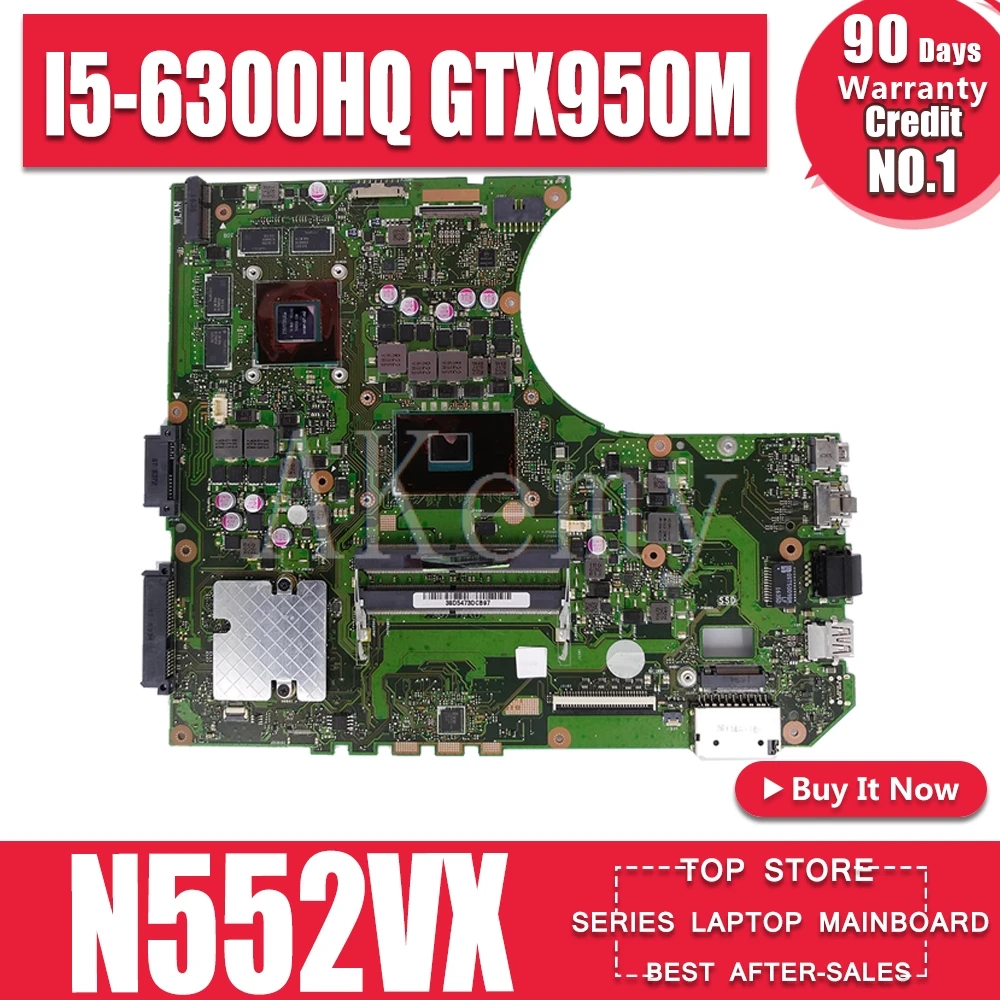 Akemy N552VX материнская плата для For Asus N552VX N552V N552 материнская плата для ноутбука N552VX материнская плата I5-6300HQ GTX950M/2G
Akemy N552VX материнская плата для For Asus N552VX N552V N552 материнская плата для ноутбука N552VX материнская плата I5-6300HQ GTX950M/2G