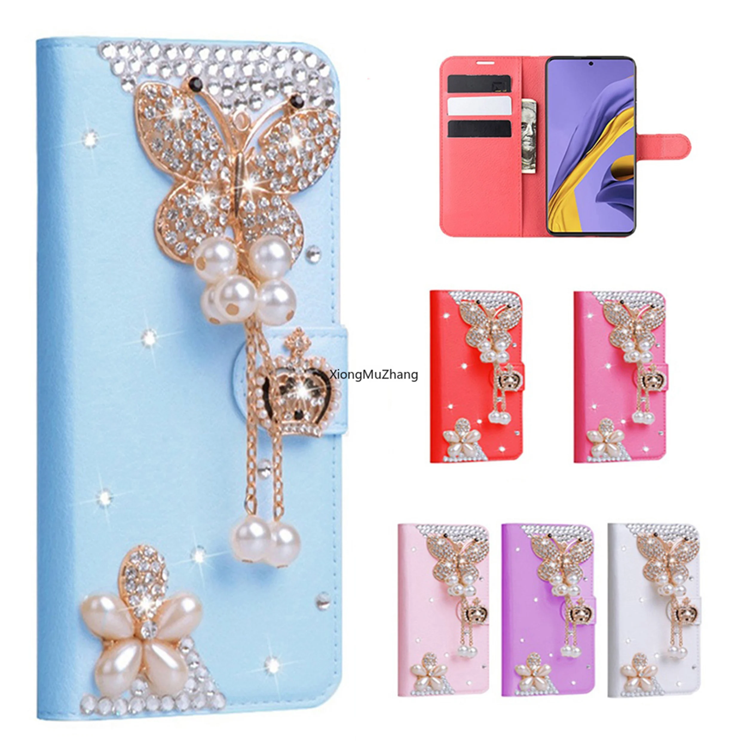 Luxury Women Rhinestone Leather Phone Wallet Case Bling Diamond Cover for Redmi 10 9 9A 9C Note 10 Pro 9 8 11 Pro Mi Poco X3 NFC
Luxury Women Rhinestone Leather Phone Wallet Case Bling Diamond Cover for Redmi 10 9 9A 9C Note 10 Pro 9 8 11 Pro Mi Poco X3 NFC