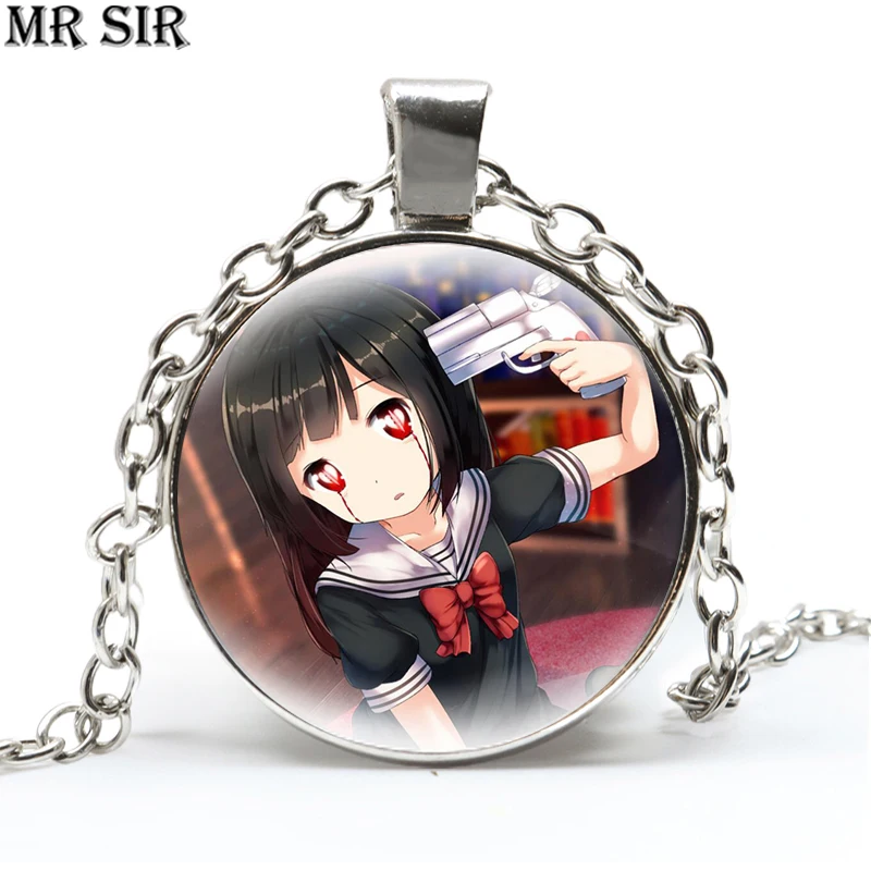 Magical Girl Site Anime Necklace Cartoon Figure Asagiri Aya Cosplay Pendant Cabochon Glass Choker Necklaces Fashion Jewelry Gift
Magical Girl Site Anime Necklace Cartoon Figure Asagiri Aya Cosplay Pendant Cabochon Glass Choker Necklaces Fashion Jewelry Gift