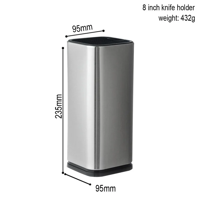 Knife Stand Holder For Kitchen Knife Stainless Steel Knife Holder Stand Block High End Kitchen Accessories
Knife Stand Holder For Kitchen Knife Stainless Steel Knife Holder Stand Block High End Kitchen Accessories