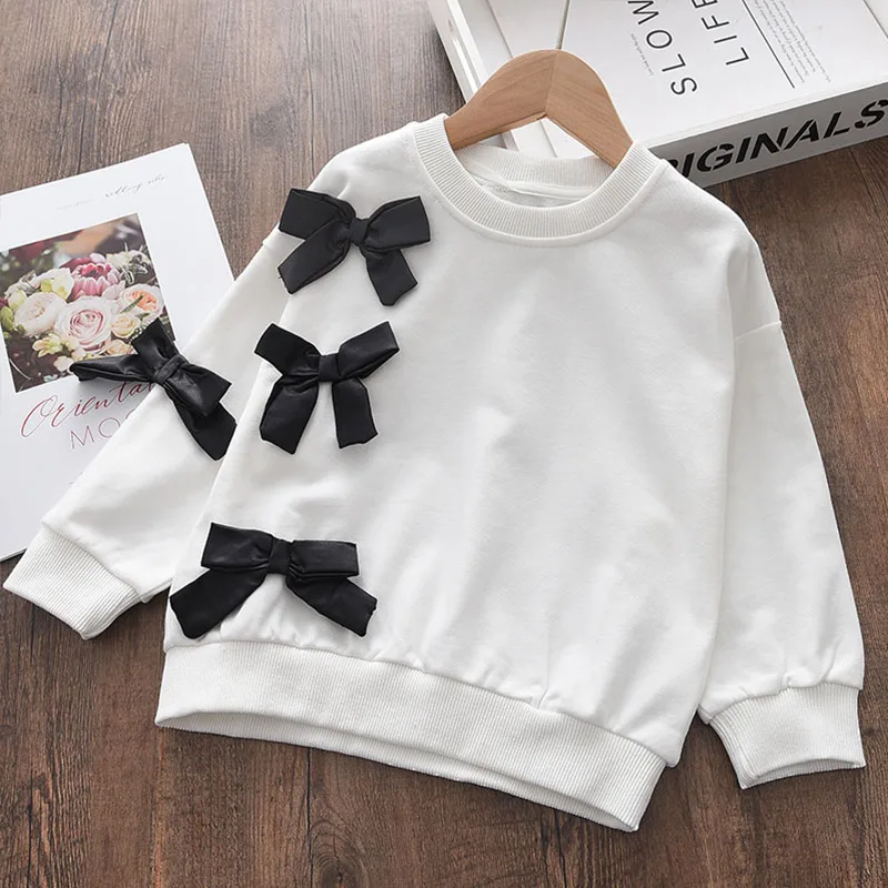 Baby Girls Autumn Fall Clothes Fashion Cute Bow Sweatshirts Children's Spring Sweet Tops Clothing Casual Suit Princess Outfits
Baby Girls Autumn Fall Clothes Fashion Cute Bow Sweatshirts Children's Spring Sweet Tops Clothing Casual Suit Princess Outfits