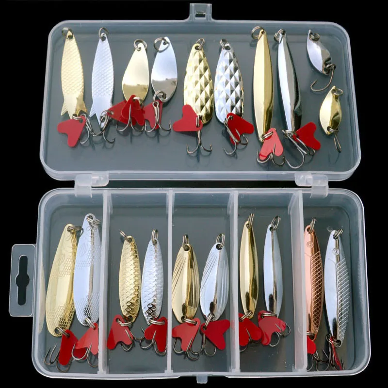 21-Piece Set Bait Lures Accessories Lure Hard Soft Bait Fishing Lures Sequin 
21-Piece Set Bait Lures Accessories Lure Hard Soft Bait Fishing Lures Sequin