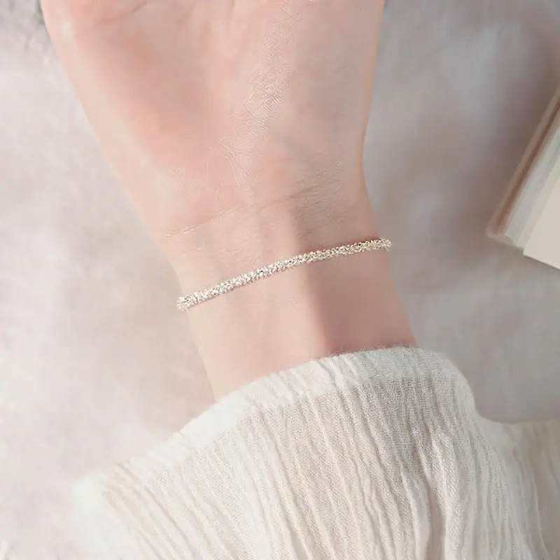 New 925 Sterling Silver Gypsophila Adjustable Bracelet & Bangle For Women Fine Fashion Jewelry Wedding Party Gift
New 925 Sterling Silver Gypsophila Adjustable Bracelet & Bangle For Women Fine Fashion Jewelry Wedding Party Gift