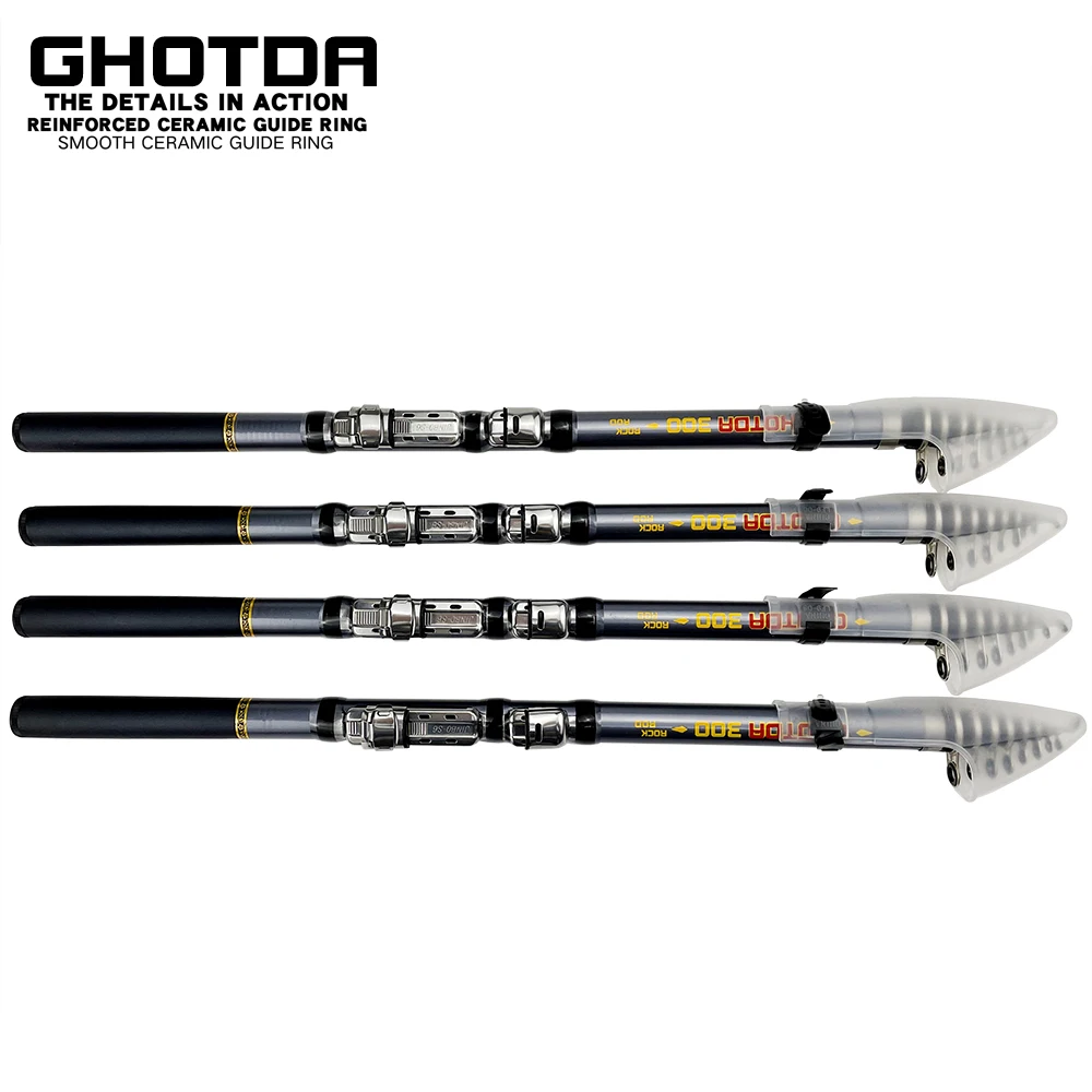 GHOTDA Carp Fishing Rod 1.5M-3.0M Feeder Hard Carbon Fiber Telescopic Light Portable Travel Spinning Mini Rod
GHOTDA Carp Fishing Rod 1.5M-3.0M Feeder Hard Carbon Fiber Telescopic Light Portable Travel Spinning Mini Rod