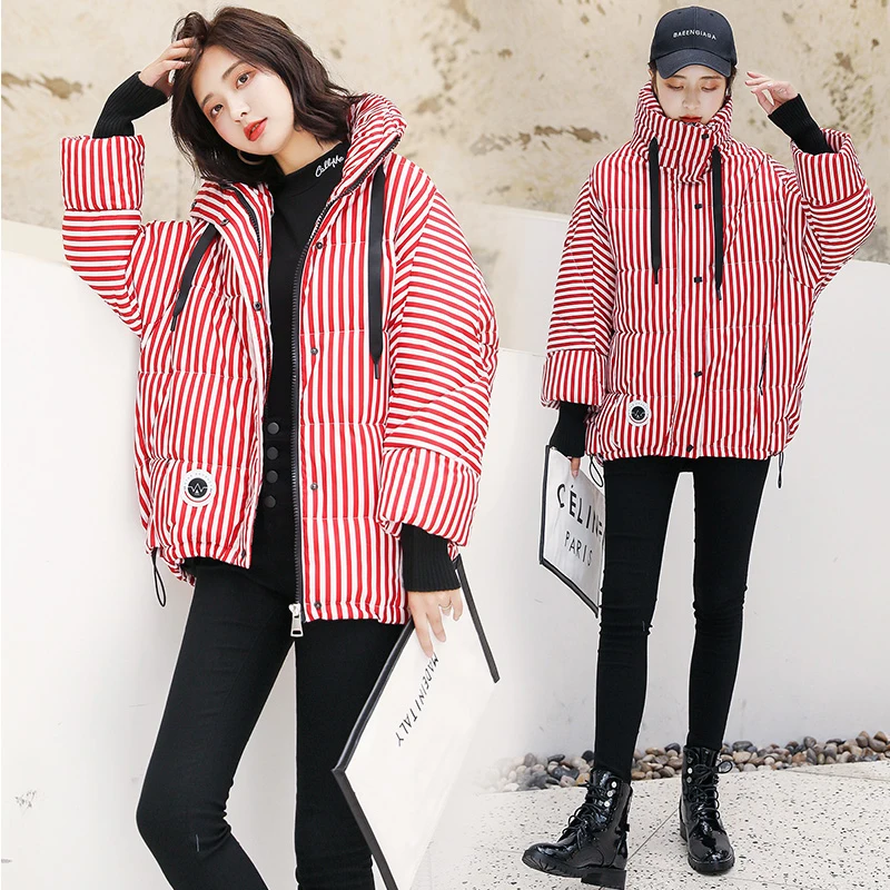 Women Down Jacket Winter Parka Temperament Striped Stand Puffer Jacket coats 2019 Fashion Brand Cotton Padded Jacket WomenAA-514
Women Down Jacket Winter Parka Temperament Striped Stand Puffer Jacket coats 2019 Fashion Brand Cotton Padded Jacket WomenAA-514