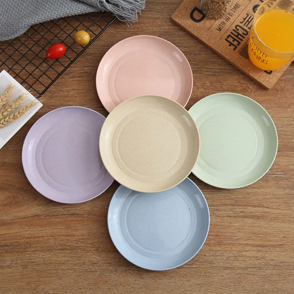 5PCS Household Wheat Straw Small Round Dish Environmental Friendly Plate Anti-Impact Dish Delicate Innovative Tray Set
5PCS Household Wheat Straw Small Round Dish Environmental Friendly Plate Anti-Impact Dish Delicate Innovative Tray Set