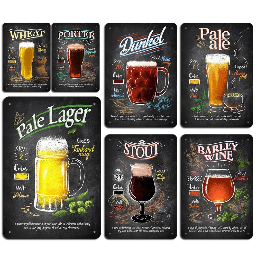 Classic Beer Selection Barley Wine Beer Logo Poster Metal Plate For Irish Pub Bar Industrial Decoration New Design Wall Plaques
Classic Beer Selection Barley Wine Beer Logo Poster Metal Plate For Irish Pub Bar Industrial Decoration New Design Wall Plaques